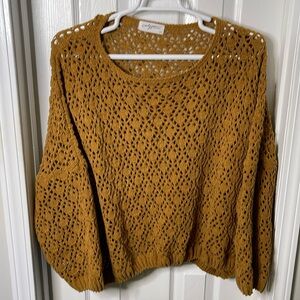 CJLA Amelia Sweater S/M Camel. Worn twice